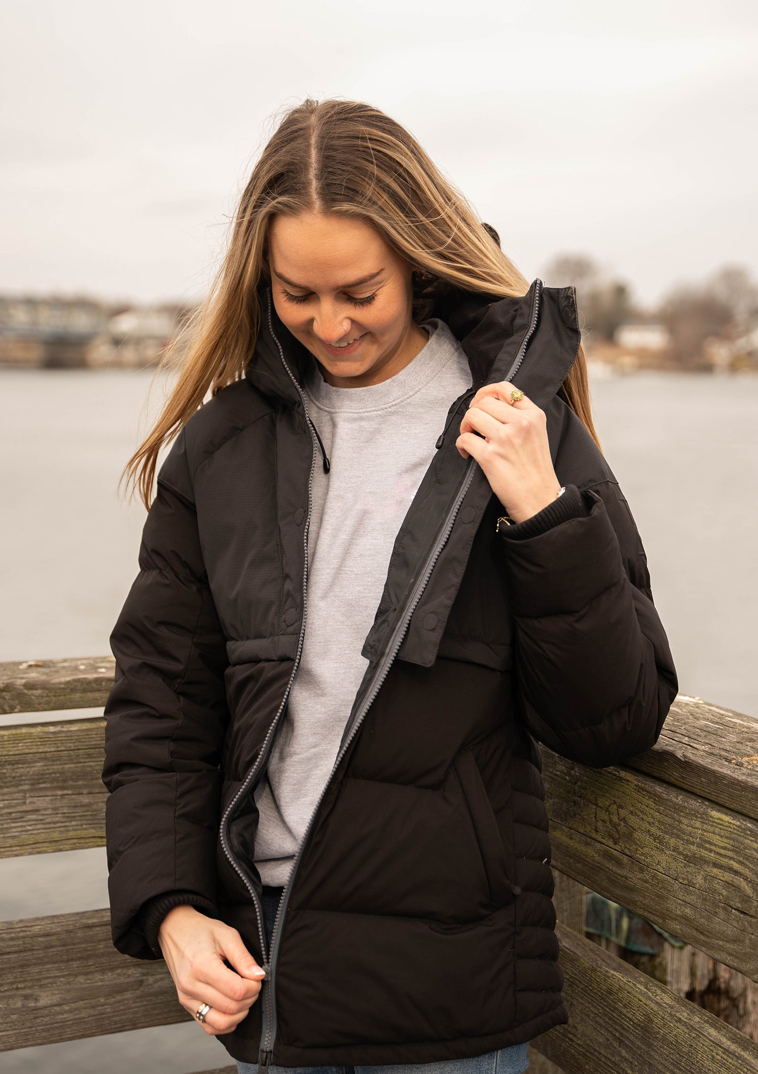 WOMEN'S CATNAP FULL-ZIP PUFFER JACKET