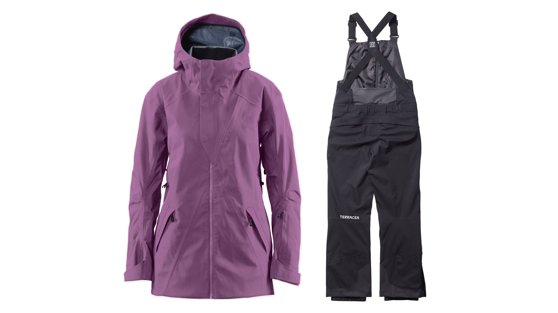 Women's 3L Snow Top + Bib Kit - Black Bib (2 items)